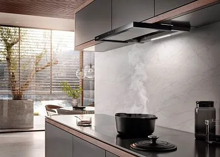 Встраиваемая вытяжка Miele DAS 2620 матовый черный
